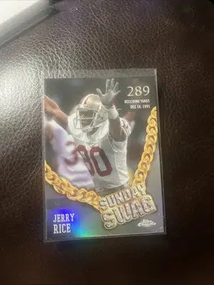 2024 Topps Chrome #SS-3 Jerry Rice REFRACTOR Sunday Swag Insert 49ers - Football Card Single