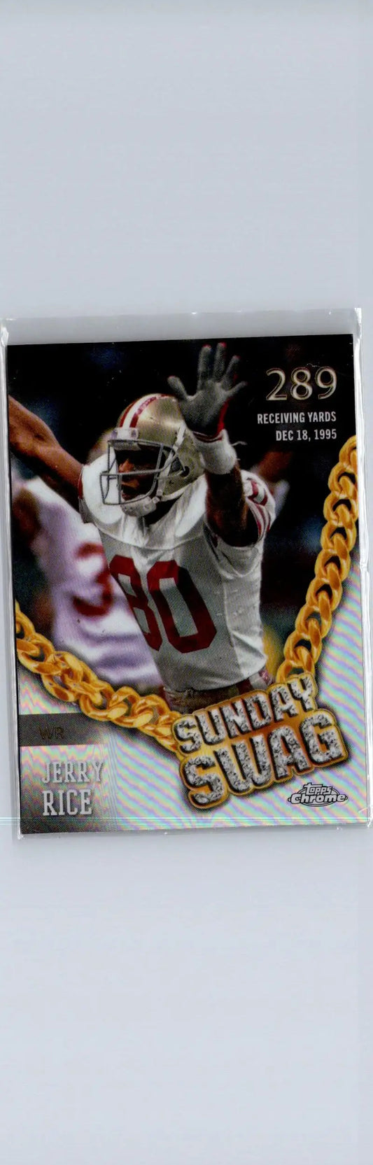 2024 Topps Chrome #SS-3 Jerry Rice Sunday Swag Refractor - Football Card Single