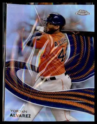 2024 Topps Chrome Strokes Refractor #S-10 Yordan Alvarez - Baseball Card Single