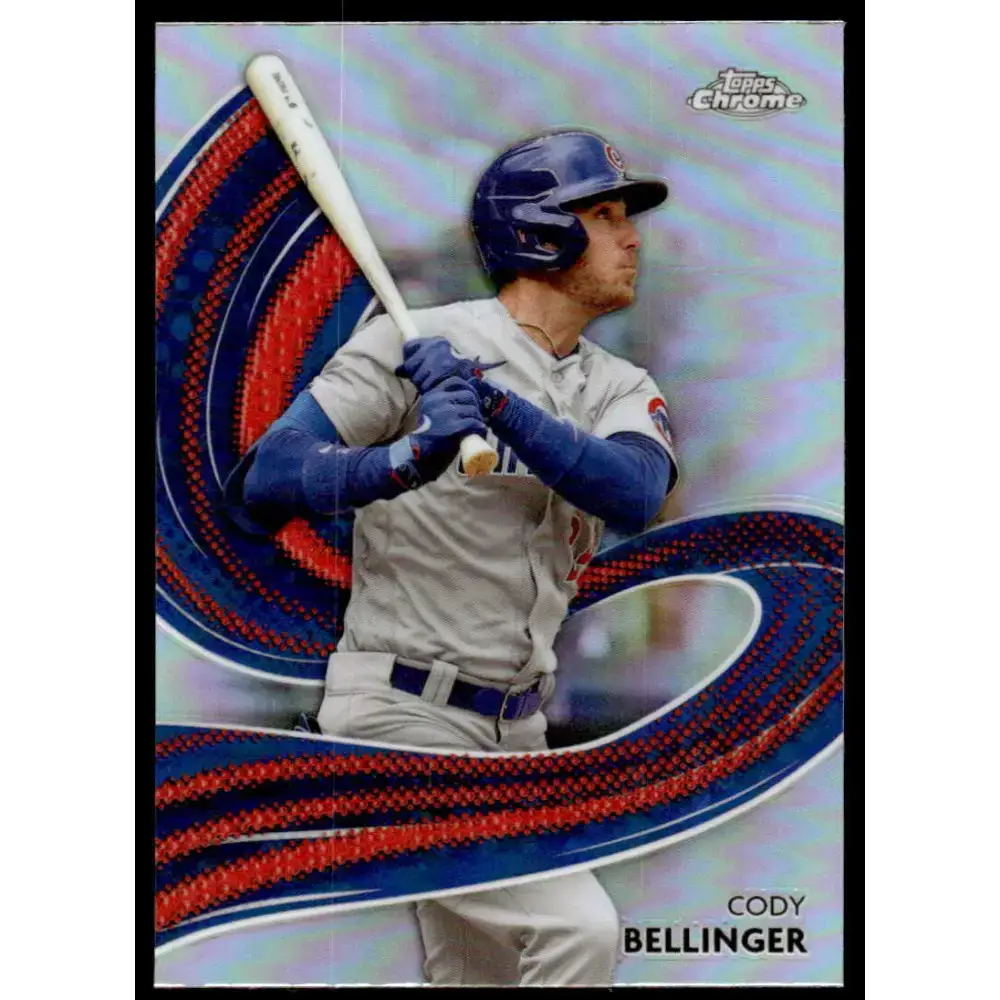 2024 Topps Chrome Strokes Refractor #S-15 Cody Bellinger NM-MT Chicago Cubs Baseball Card - Baseball Card Single