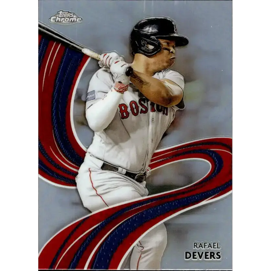 2024 Topps Chrome Strokes Refractor #S-16 Rafael Devers NM-MT Boston Red Sox Baseball Card - Baseball Card Single
