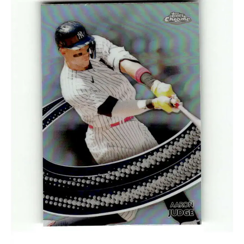 2024 Topps Chrome Strokes Refractor #S-5 Aaron Judge NM-MT New York Yankees Baseball Card - Baseball Card Single