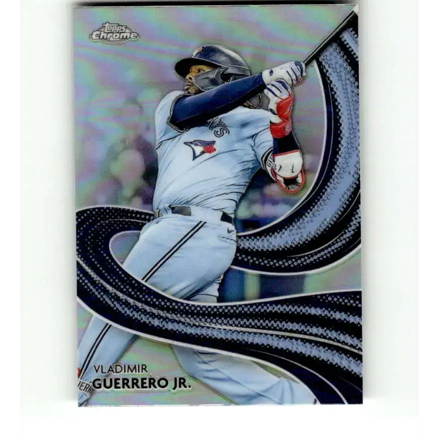 2024 Topps Chrome Strokes Refractor #S-7 Vladimir Guerrero Jr. NM-MT Toronto Blue Jays Baseball Card - Baseball Card