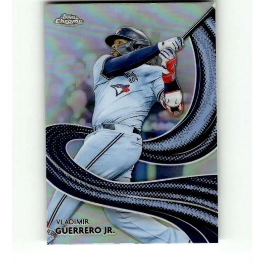 2024 Topps Chrome Strokes Refractor #S-7 Vladimir Guerrero Jr. NM-MT Toronto Blue Jays Baseball Card - Baseball Card