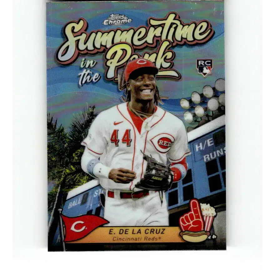 2024 Topps Chrome Summertime in the Park Refractor #SITP-4 Elly De La Cruz NM-MT Cincinnati Reds Baseball Card