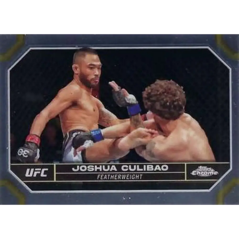 2024 Topps Chrome UFC #101 Joshua Culibao NM-MT RC Rookie MMA Card - UFC/MMA Card Single