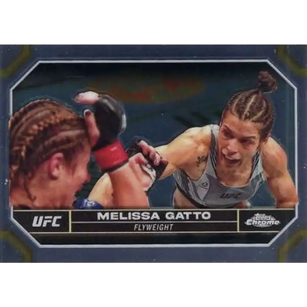 2024 Topps Chrome UFC #134 Melissa Gatto NM-MT RC Rookie MMA Card - UFC/MMA Card Single