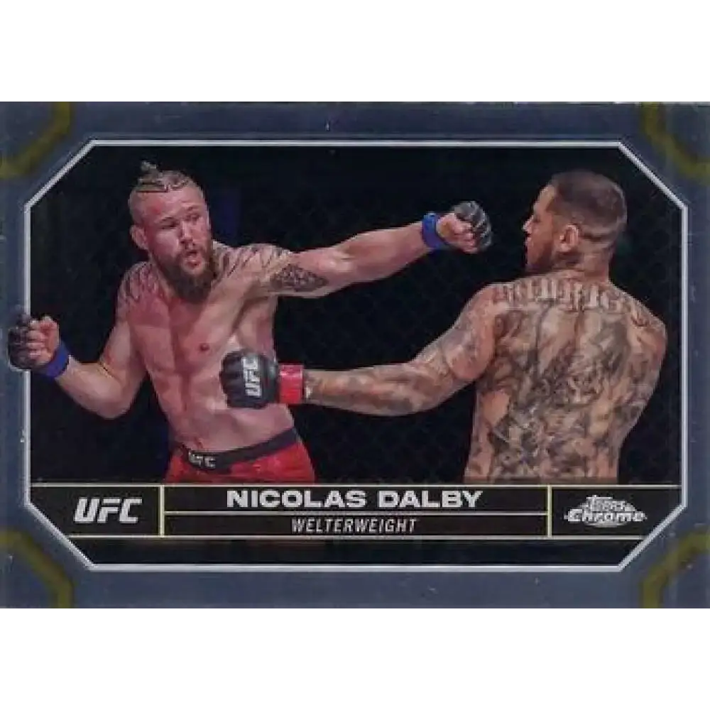 2024 Topps Chrome UFC #149 Nicolas Dalby NM-MT RC Rookie MMA Card - UFC/MMA Card Single