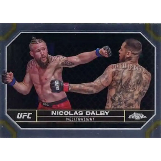 2024 Topps Chrome UFC #149 Nicolas Dalby NM-MT RC Rookie MMA Card - UFC/MMA Card Single