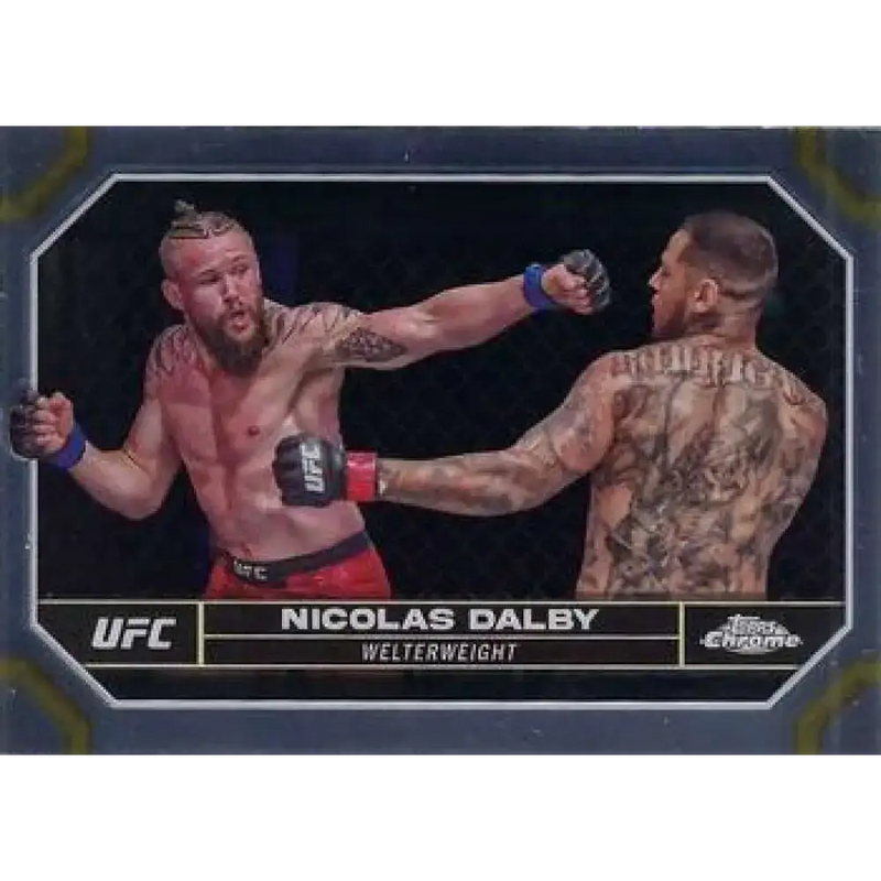 2024 Topps Chrome UFC #149 Nicolas Dalby NM-MT RC Rookie MMA Card - UFC/MMA Card Single