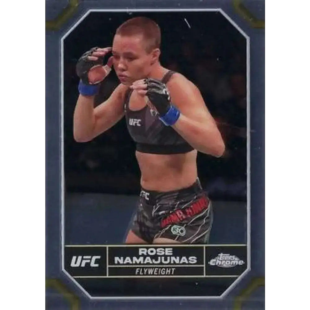 2024 Topps Chrome UFC #169 Rose Namajunas NM-MT MMA Card - UFC/MMA Card Single