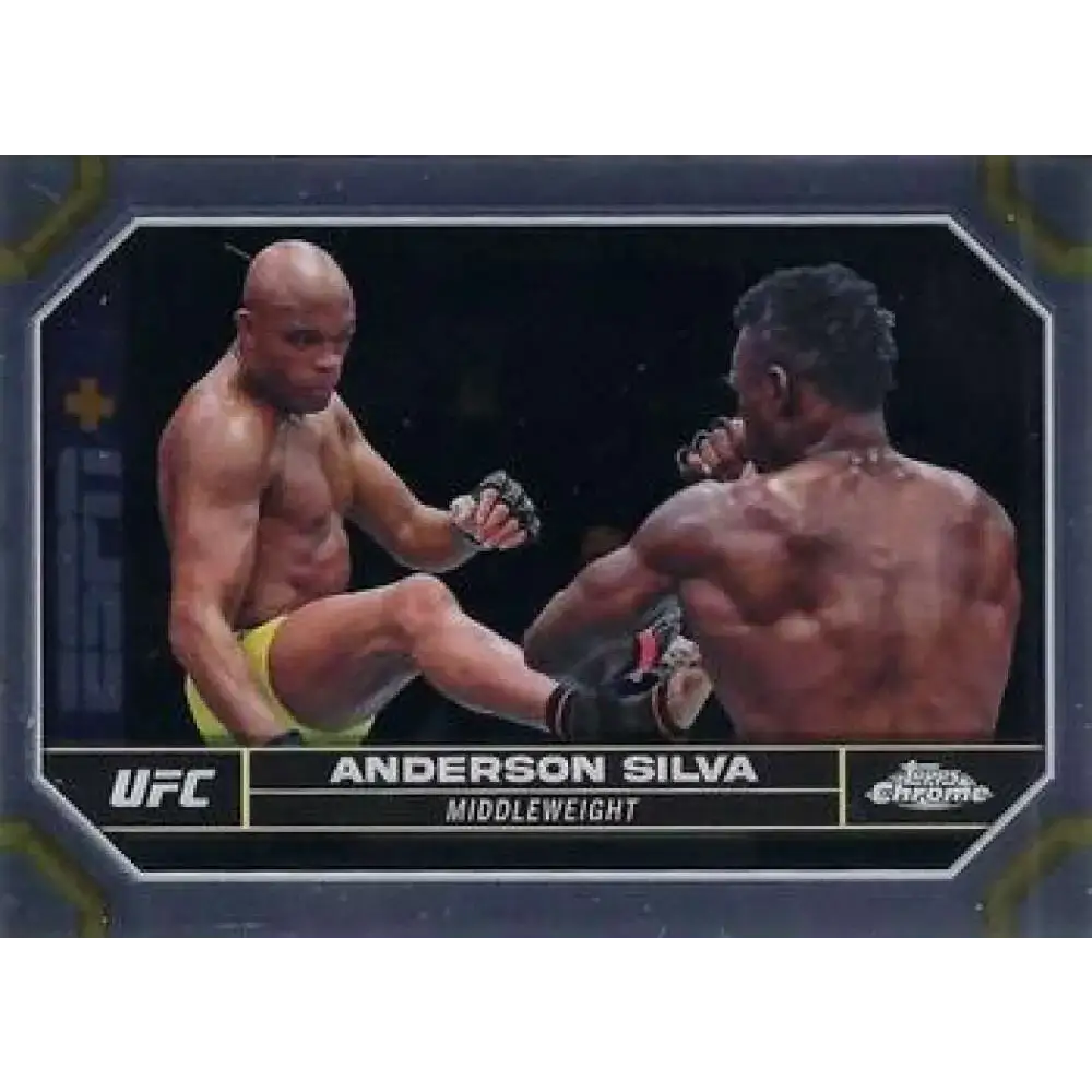 2024 Topps Chrome UFC #17 Anderson Silva NM-MT MMA Card - UFC/MMA Card Single