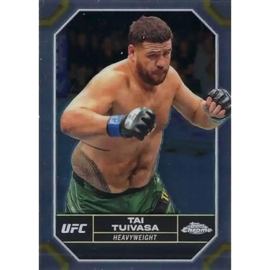 2024 Topps Chrome UFC #183 Tai Tuivasa NM-MT MMA Card - UFC/MMA Card Single