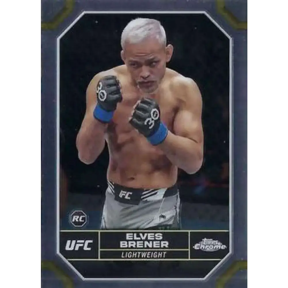 2024 Topps Chrome UFC #29 Elves Brener NM-MT RC Rookie MMA Card - UFC/MMA Card Single