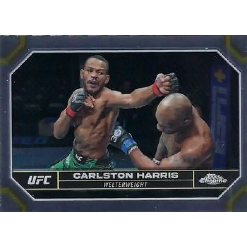 2024 Topps Chrome UFC #40 Carlston Harris NM-MT RC Rookie MMA Card - UFC/MMA Card Single