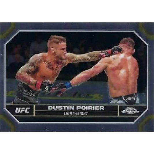 2024 Topps Chrome UFC #64 Dustin Poirier NM-MT MMA Card - UFC/MMA Card Single
