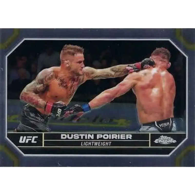 2024 Topps Chrome UFC #64 Dustin Poirier NM-MT MMA Card - UFC/MMA Card Single