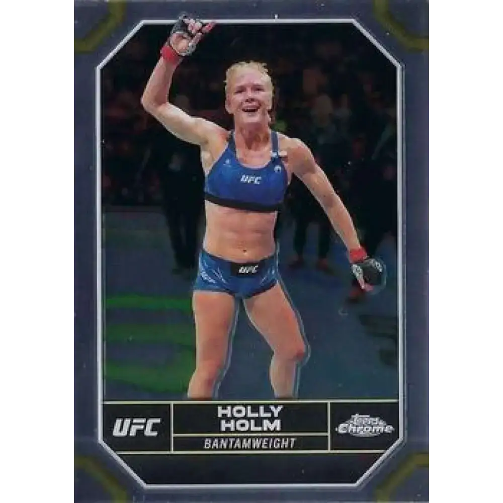 2024 Topps Chrome UFC #74 Holly Holm NM-MT MMA Card - UFC/MMA Card Single