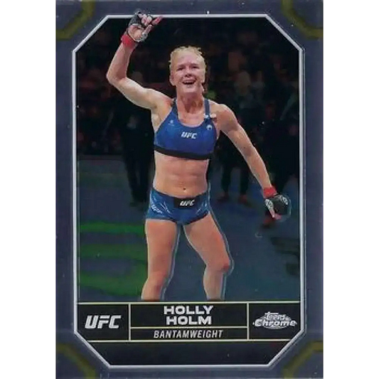 2024 Topps Chrome UFC #74 Holly Holm NM-MT MMA Card - UFC/MMA Card Single