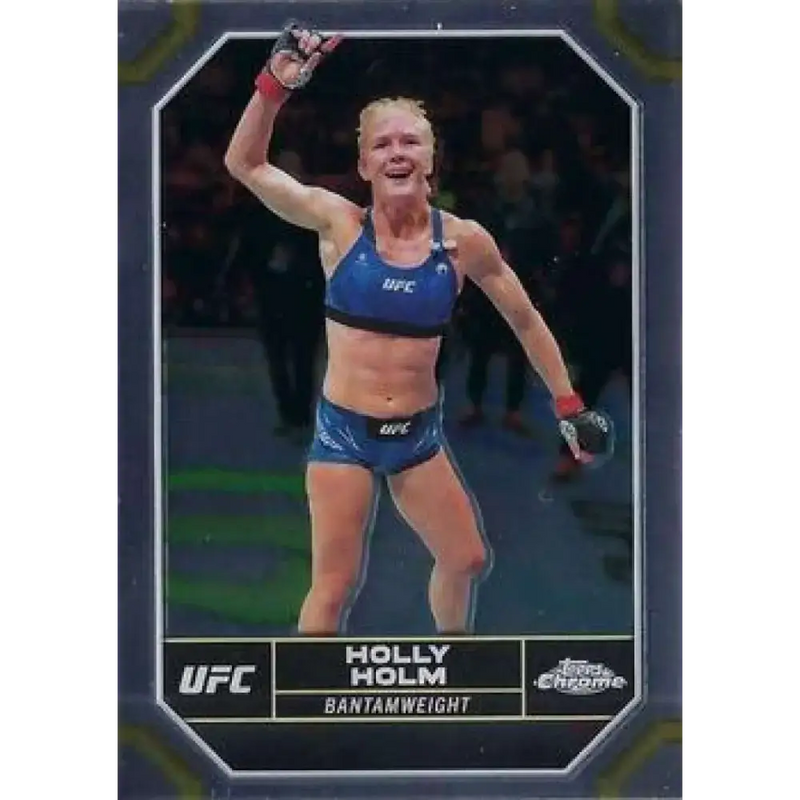 2024 Topps Chrome UFC #74 Holly Holm NM-MT MMA Card - UFC/MMA Card Single