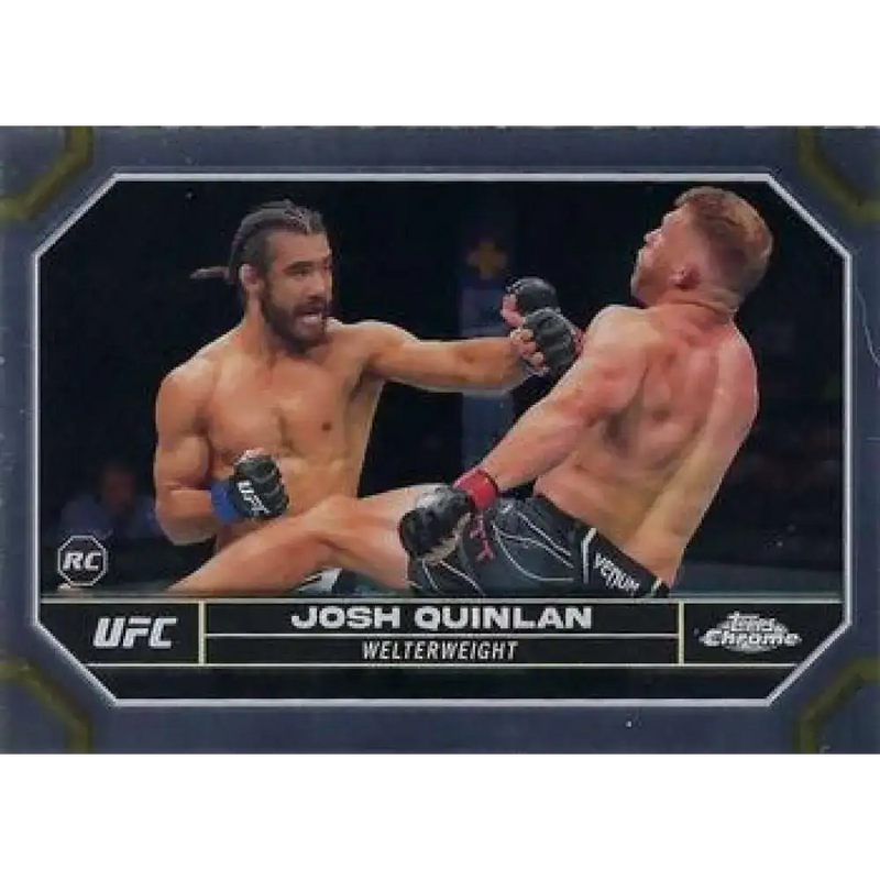 2024 Topps Chrome UFC #76 Josh Quinlan NM-MT RC Rookie MMA Card - UFC/MMA Card Single