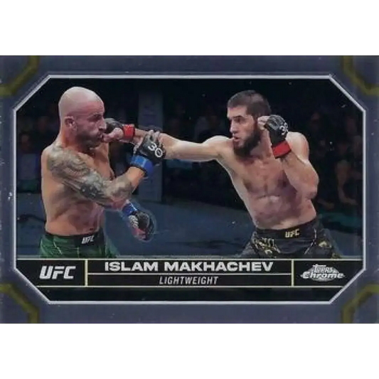 2024 Topps Chrome UFC #80 Islam Makhachev NM-MT MMA Card - UFC/MMA Card Single