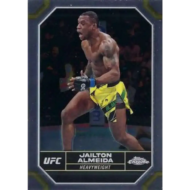 2024 Topps Chrome UFC #86 Jailton Almeida NM-MT MMA Card - UFC/MMA Card Single