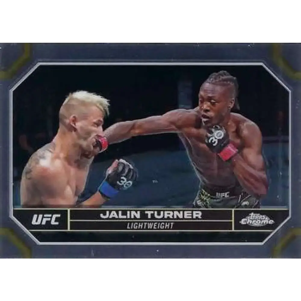 2024 Topps Chrome UFC #88 Jalin Turner NM-MT MMA Card - UFC/MMA Card Single