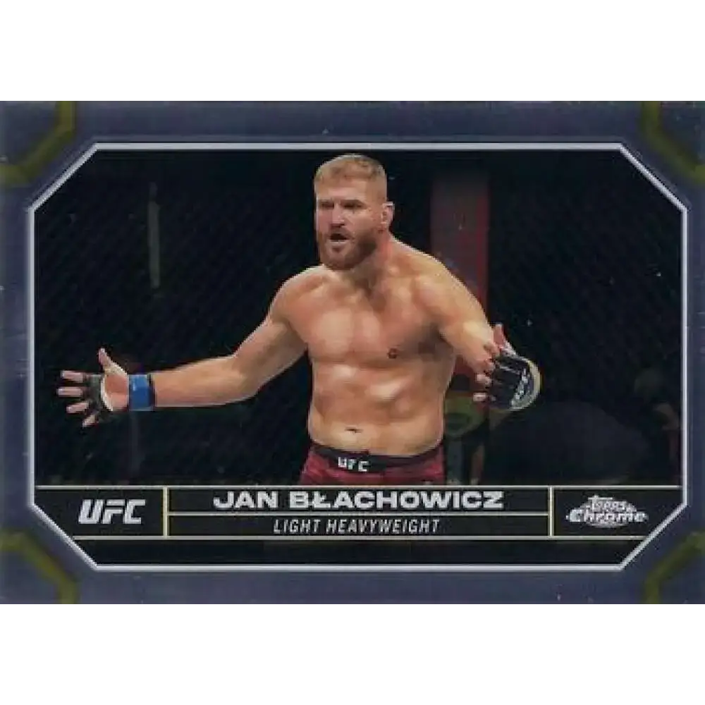 2024 Topps Chrome UFC #91 Jan Blachowicz NM-MT MMA Card - UFC/MMA Card Single