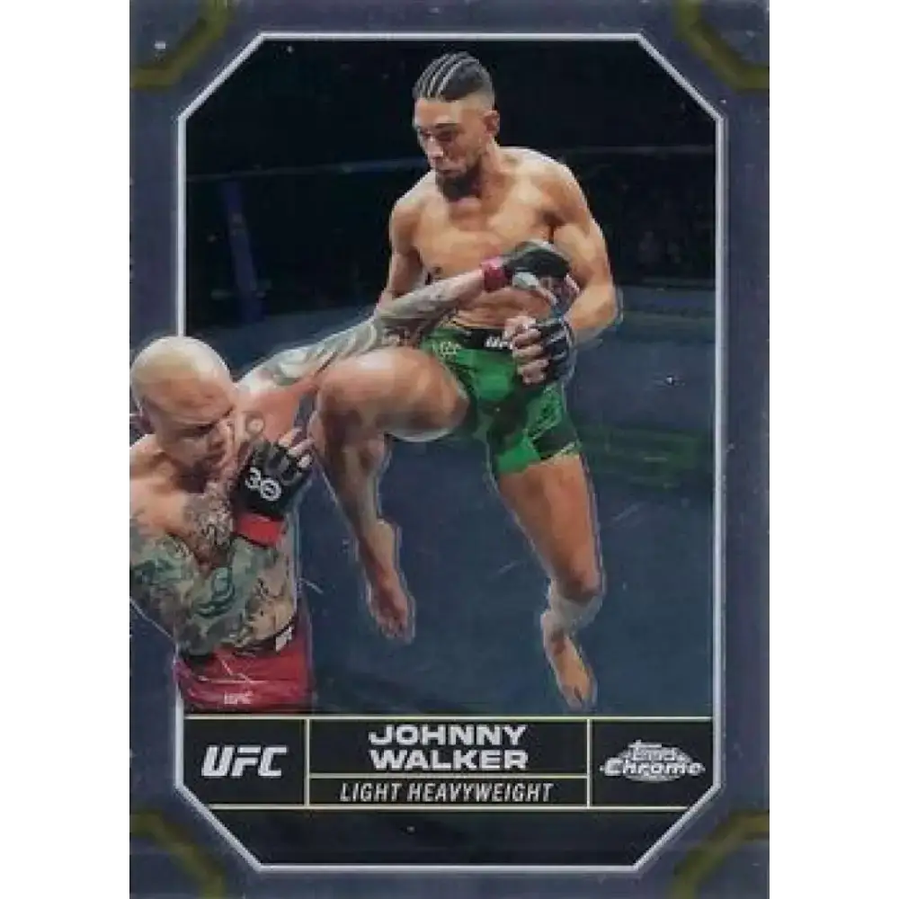 2024 Topps Chrome UFC #96 Johnny Walker NM-MT MMA Card - UFC/MMA Card Single