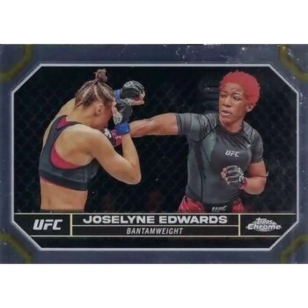 2024 Topps Chrome UFC #99 Joselyne Edwards NM-MT RC Rookie MMA Card - UFC/MMA Card Single