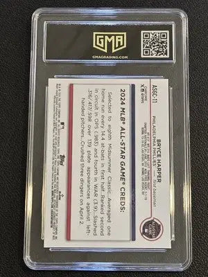 2024 Topps Chrome Update #ASGC-11 Bryce Harper 2024 All Star Game Chrome GMA 9 - Baseball Card Single