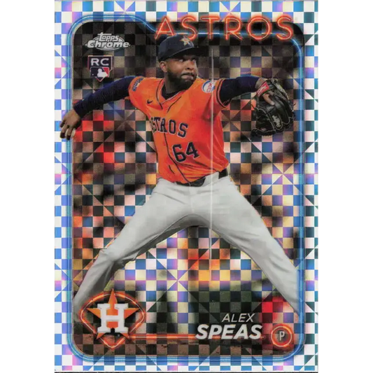 2024 Topps Chrome Update Refractor Prism #USC175 Alex Speas NM-MT RC - Baseball Card Single