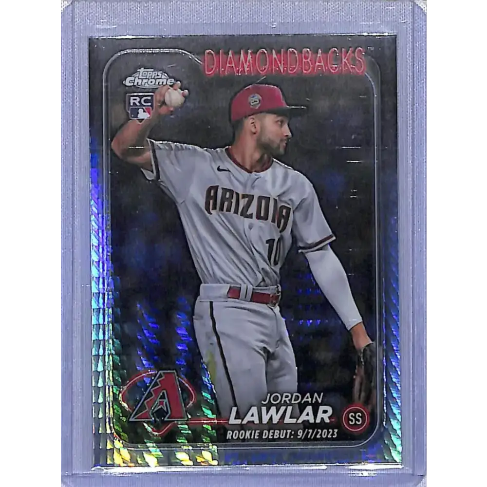 2024 Topps Chrome Update Refractor Prism #USC51 Jordan Lawlar NM-MT RC - Baseball Card Single