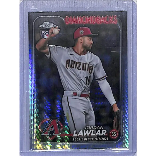 2024 Topps Chrome Update Refractor Prism #USC51 Jordan Lawlar NM-MT RC - Baseball Card Single