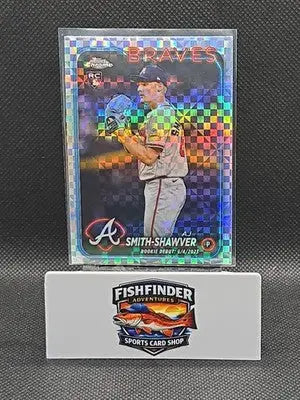 2024 Topps Chrome Update Series - AJ Smith-Shawver #USC87 X-Fractor (RC) - Baseball Card Single