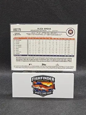 2024 Topps Chrome Update Series - Alex Speas #USC175 X-Fractor (RC) - Baseball Card Single