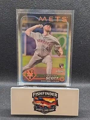 2024 Topps Chrome Update Series - Christian Scott #USC110 Refractor (RC) - Baseball Card Single
