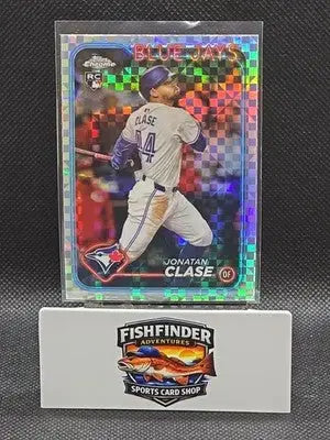 2024 Topps Chrome Update Series - Jonatan Clase #USC147 X-Fractor (RC) - Baseball Card Single