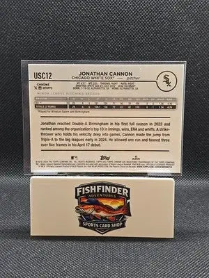 2024 Topps Chrome Update Series - Jonathan Cannon #USC12 RayWave Refractor (RC) - Baseball Card Single