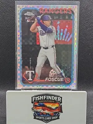 2024 Topps Chrome Update Series - Justin Foscue #USC179 X-Fractor (RC) - Baseball Card Single