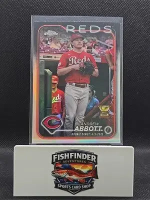 2024 Topps Chrome Update Series - Rookie Debut Andrew Abbott #USC34 Refractor... - Baseball Card Single