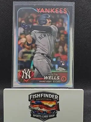 2024 Topps Chrome Update Series - Rookie Debut Austin Wells #USC197 Refractor... - Baseball Card Single