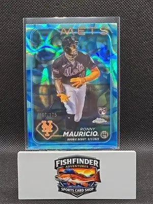 2024 Topps Chrome Update Series-Rookie Debut Ronny Mauricio #USC41 /175 - Baseball Card Single