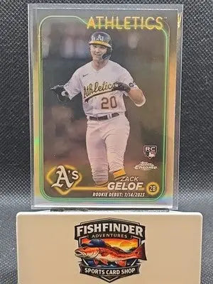 2024 Topps Chrome Update Series - Rookie Debut Zack Gelof #USC40 Refractor (RC) - Baseball Card Single