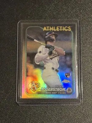2024 Topps Chrome Update #USC22 Tyler Soderstrom Prism Refractors - Baseball Card Single