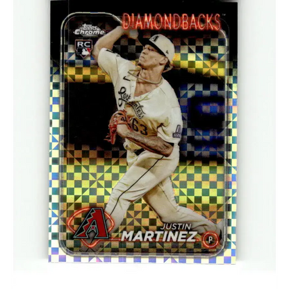 2024 Topps Chrome X-Fractor #159 Justin Martinez NM-MT RC Rookie Arizona Diamondbacks Baseball Card