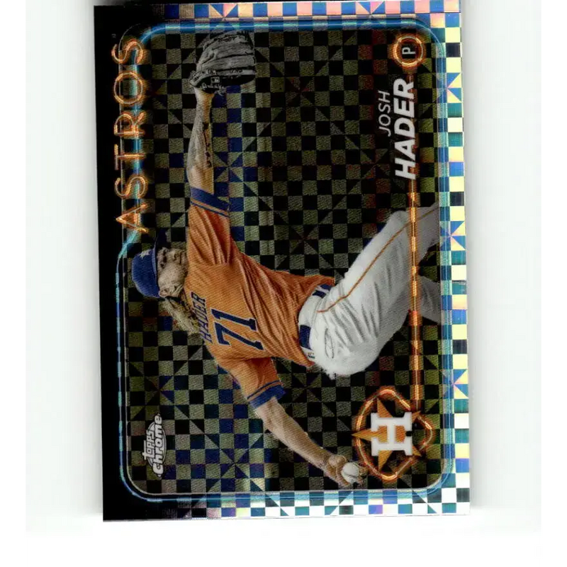 2024 Topps Chrome X-Fractor #162 Josh Hader NM-MT Houston Astros Baseball Card - Baseball Card Single