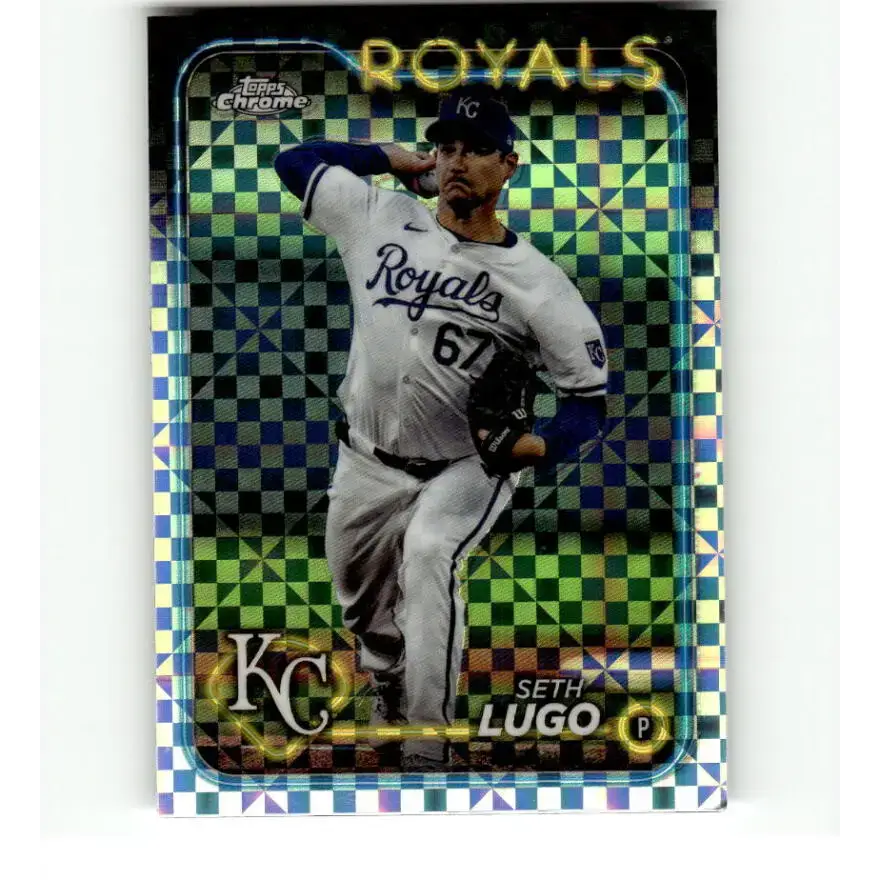 2024 Topps Chrome X-Fractor #181 Seth Lugo NM-MT Kansas City Royals Baseball Card