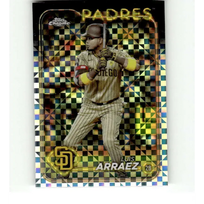 2024 Topps Chrome X-Fractor #216 Luis Arraez NM-MT San Diego Padres Baseball Card